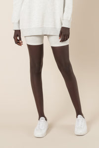 Nude Lucy nude classic bike short snow marle shorts