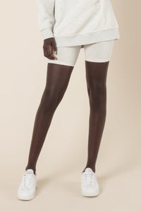 Nude Lucy nude classic bike short snow marle shorts