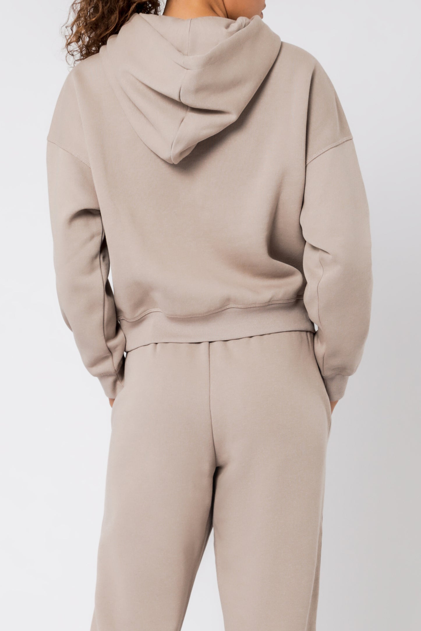 Nude Lucy Carter Classic Hoodie Taupe Sweats 