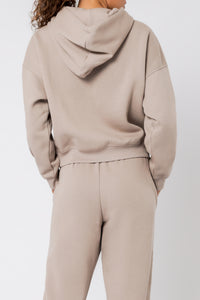 Nude Lucy carter classic hoodie taupe sweats