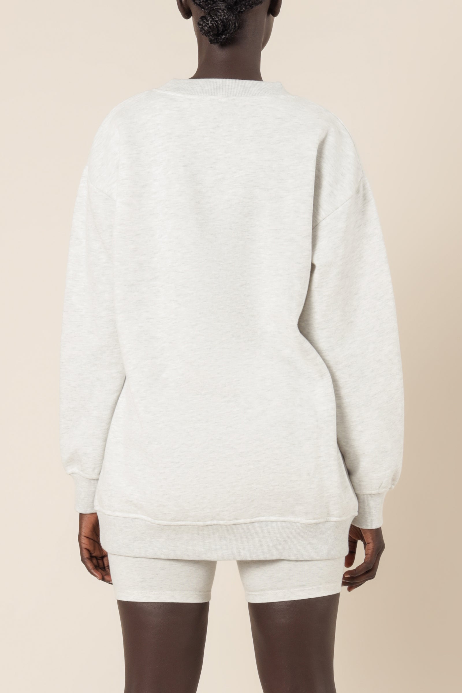 Nude Lucy Carter Classic Boyfriend Sweat Snow Marle Sweats 