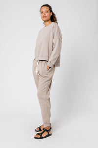 Nude Lucy carter classic oversized sweat taupe sweats