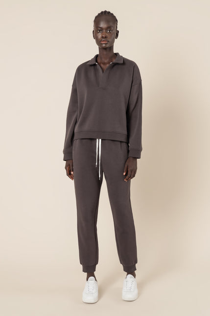 CARTER CLASSIC RUGBY SWEAT-Coal