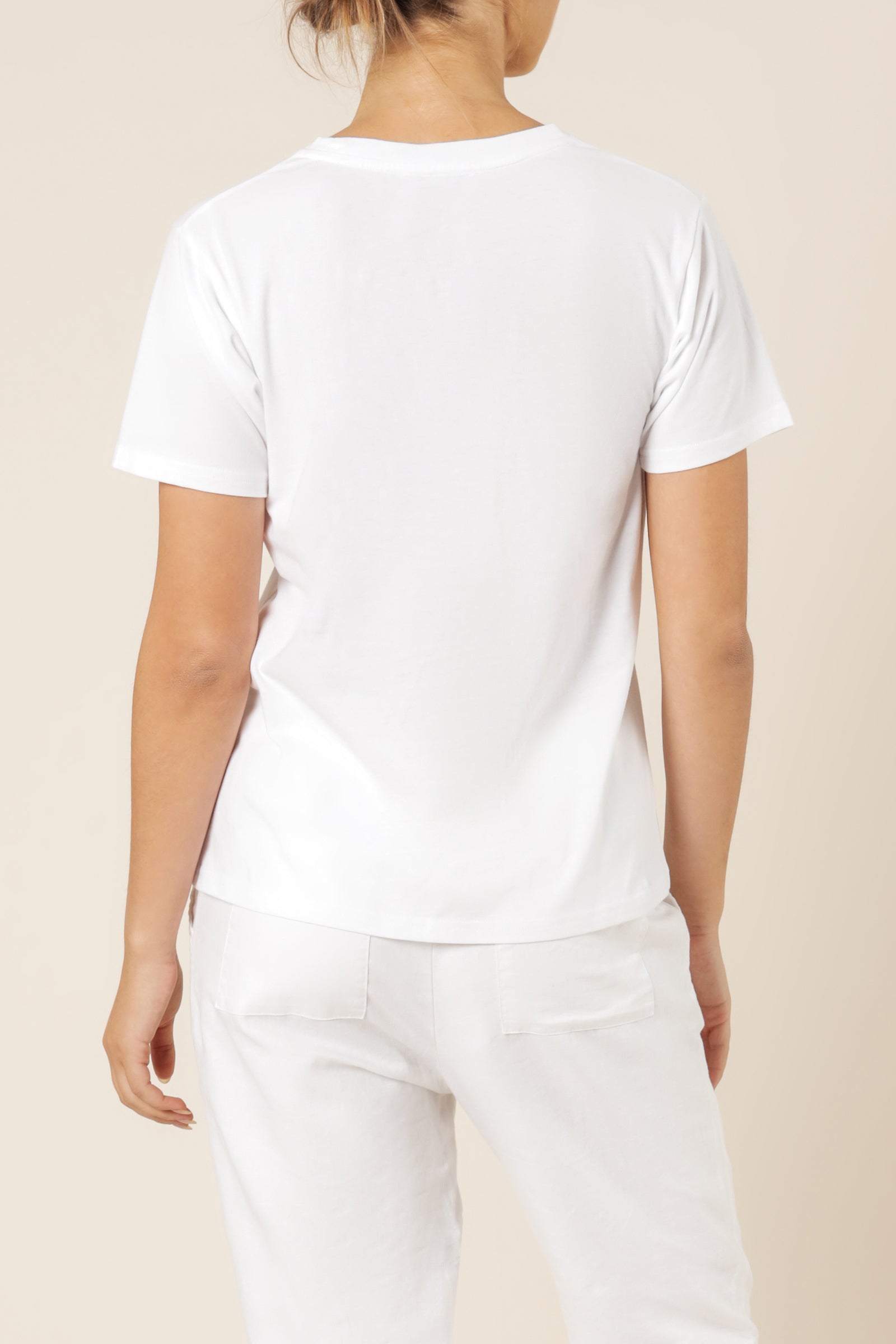 Nude Lucy Nude Lucy Slogan Tee White Top 