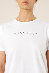 Nude Lucy Nude Lucy slogan tee white top