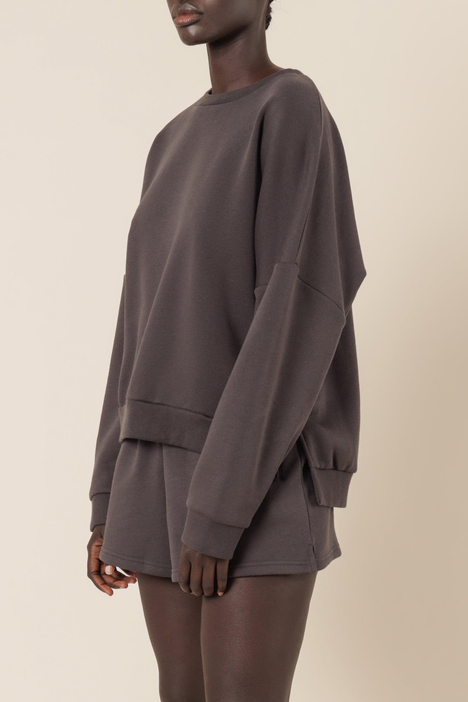 Nude Lucy Carter Classic Oversized Sweat Coal Sweats 