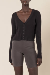Nude Lucy alma cardi black knits