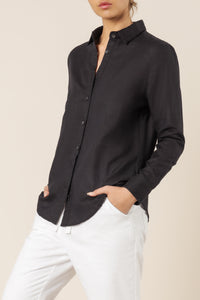 Nude Lucy nude classic shirt black top