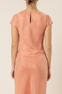 Nude Lucy reese cupro top terracotta top