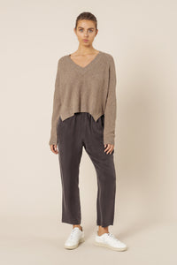 Nude Lucy carson speckle jumper brown speckle knits