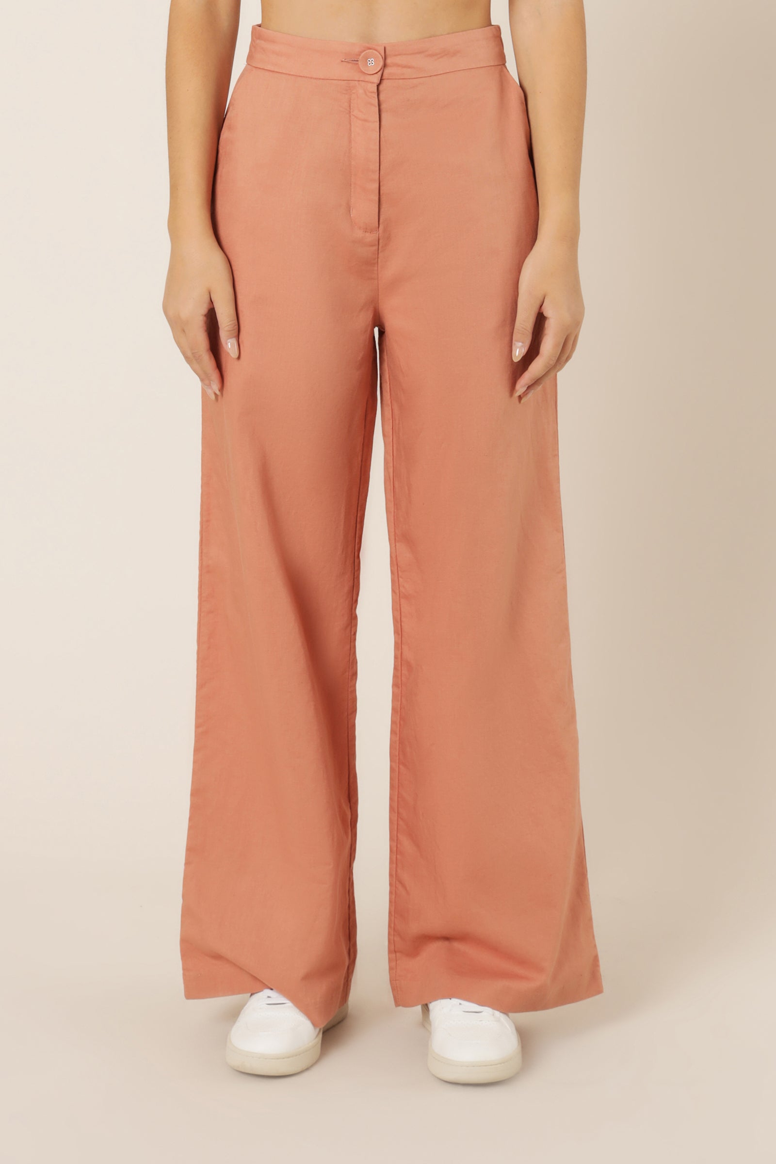 Nude Lucy kora wide leg pant terracotta pants