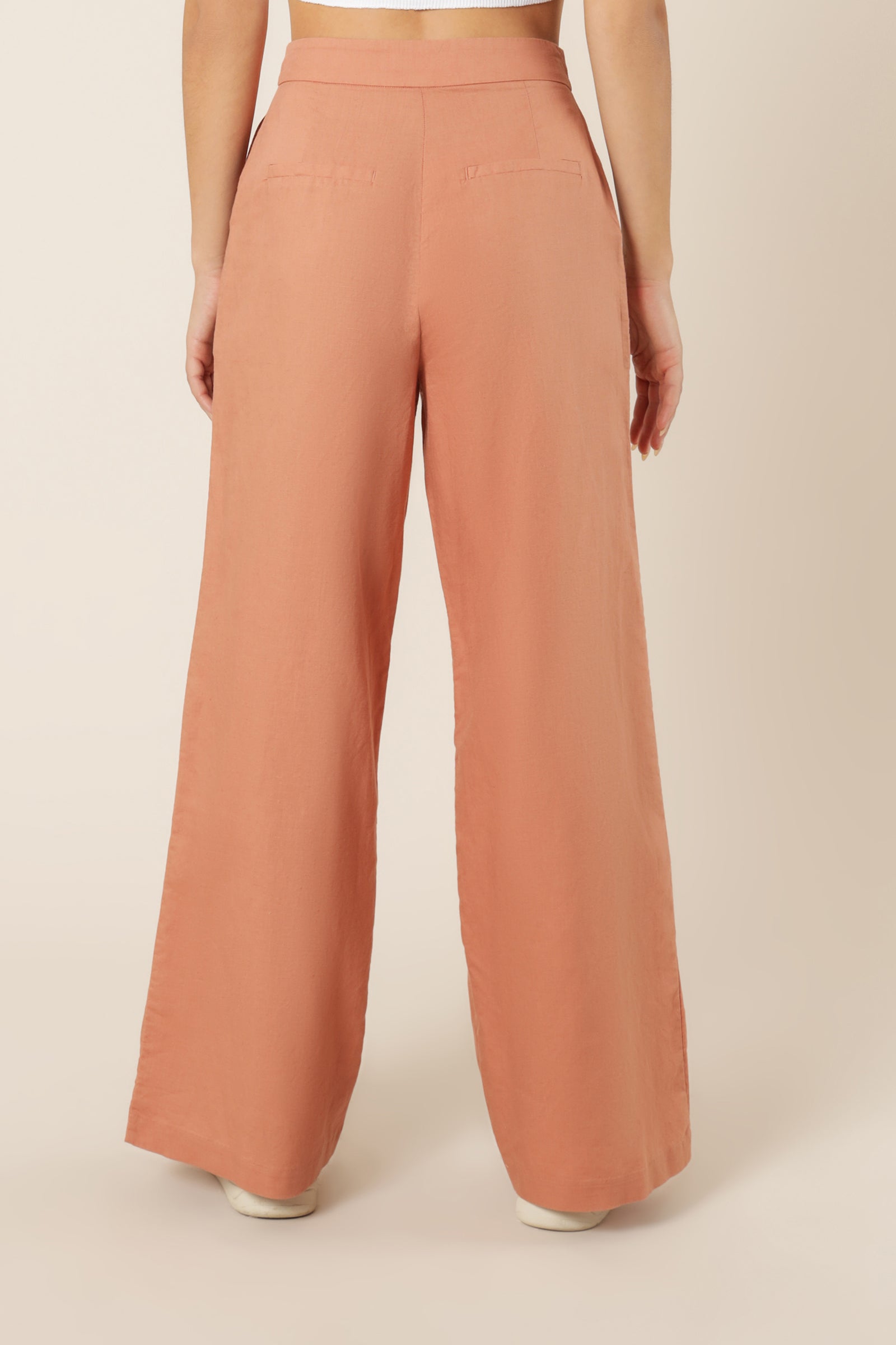 Nude Lucy kora wide leg pant terracotta pants