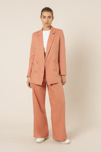 Nude Lucy alba linen blazer terracotta jackets