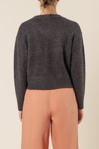 Nude Lucy ari knit jumper coal knits