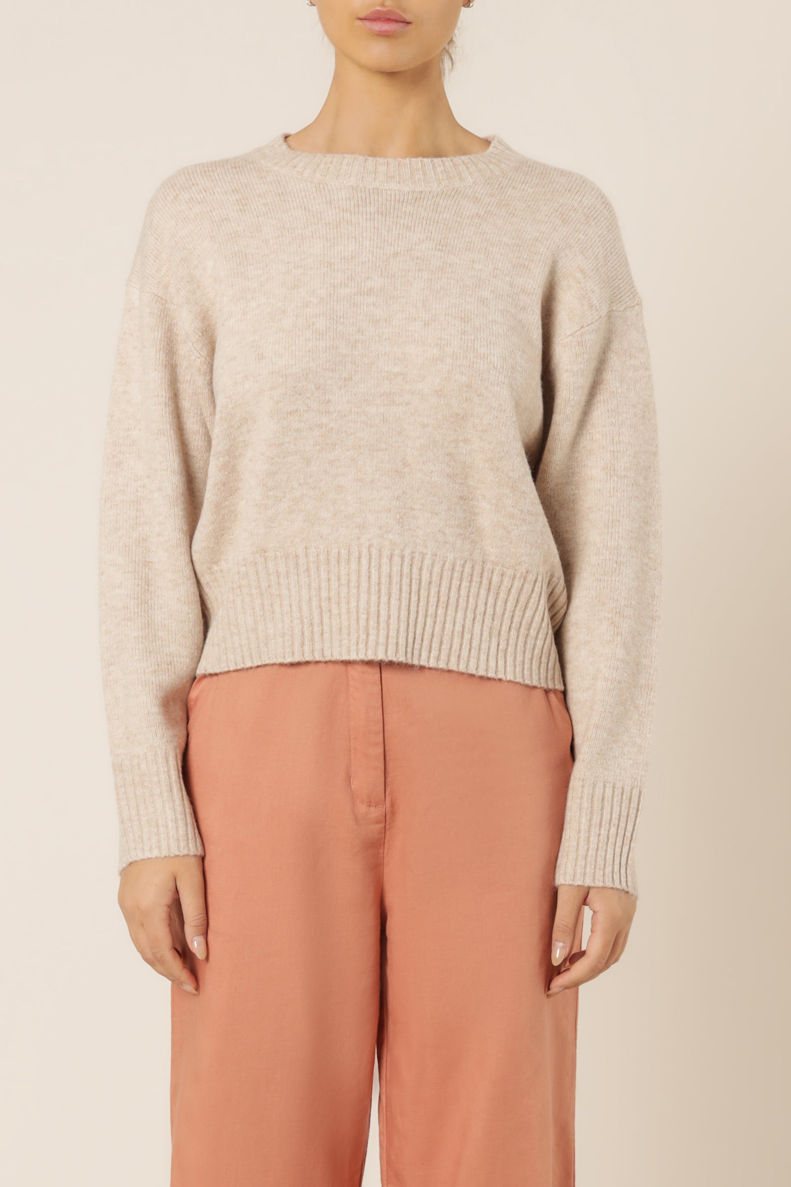 Nude Lucy Ari Knit Jumper Sand Knits 