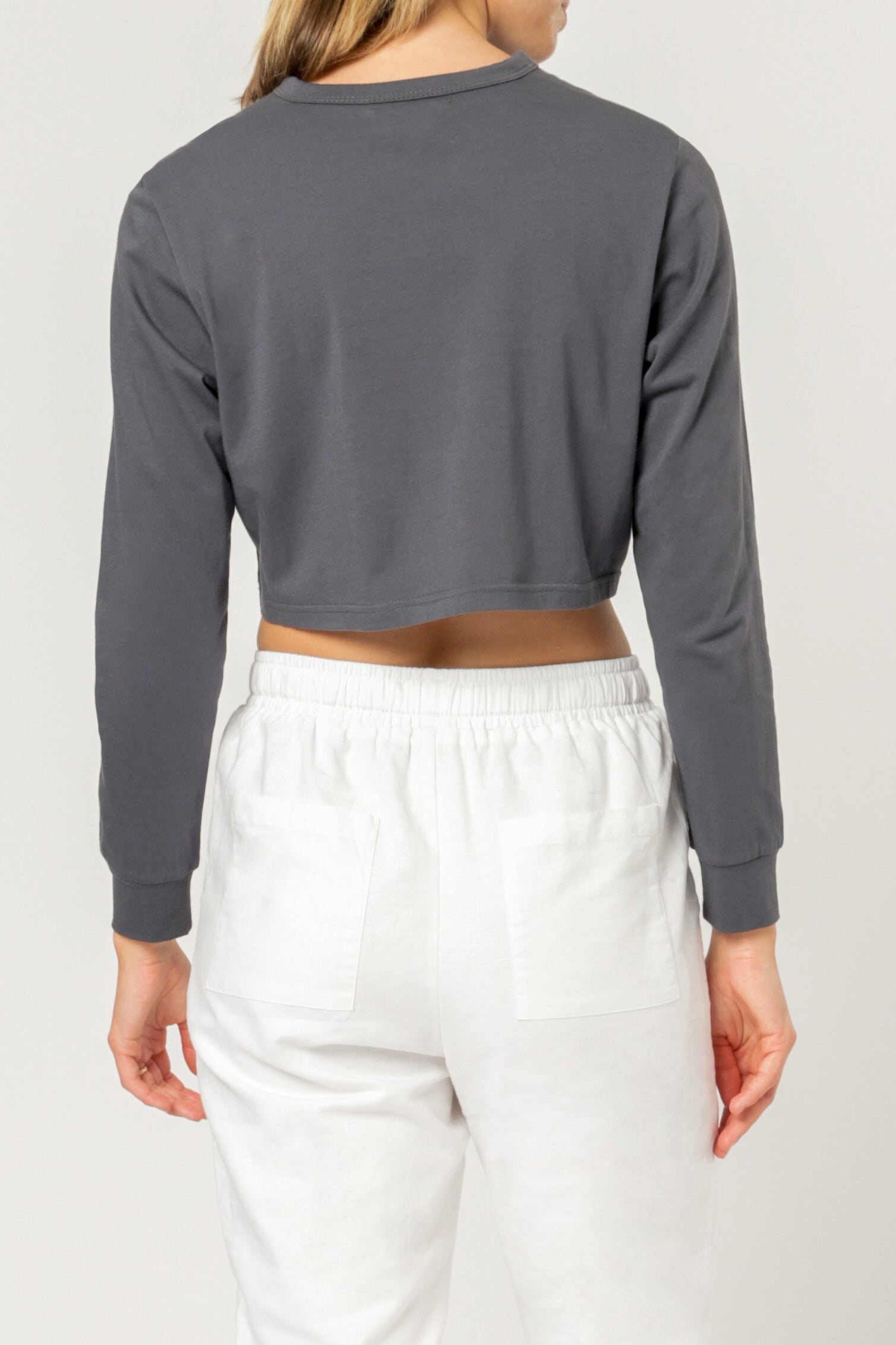 Nude Lucy Esber Button Tee Washed Navy Top 