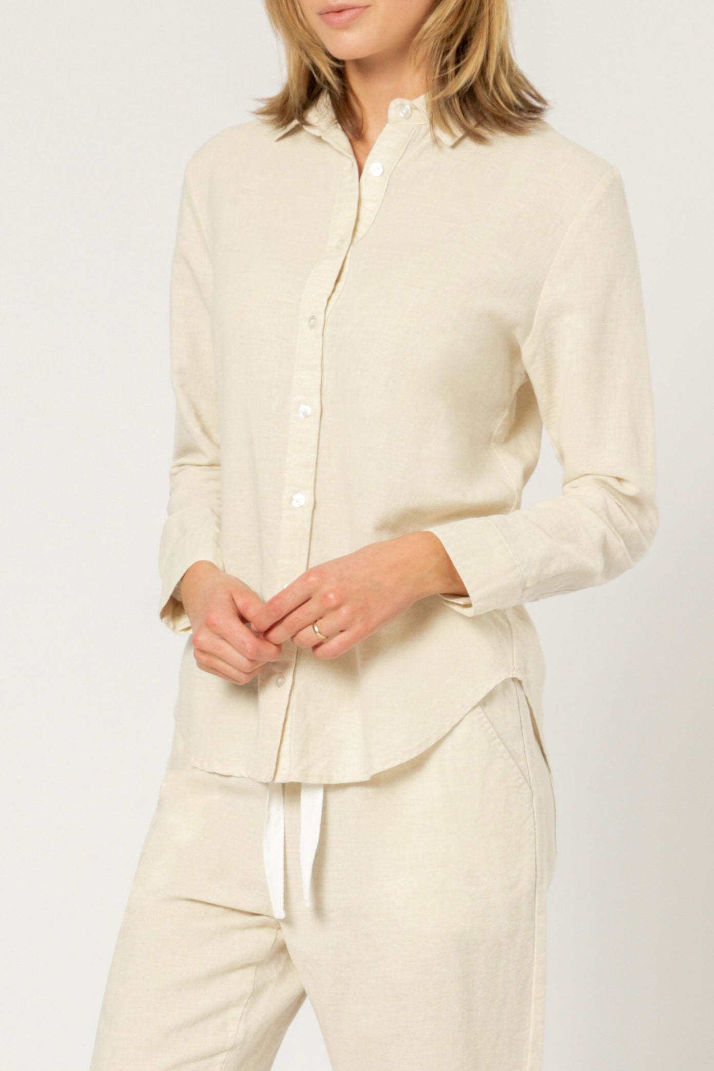 Nude Lucy Nude Classic Shirt Natural Shirt 