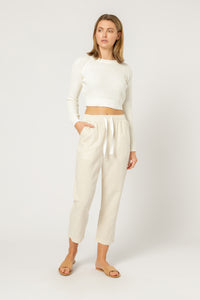 Nude Lucy candice waffle knit off white knitwear