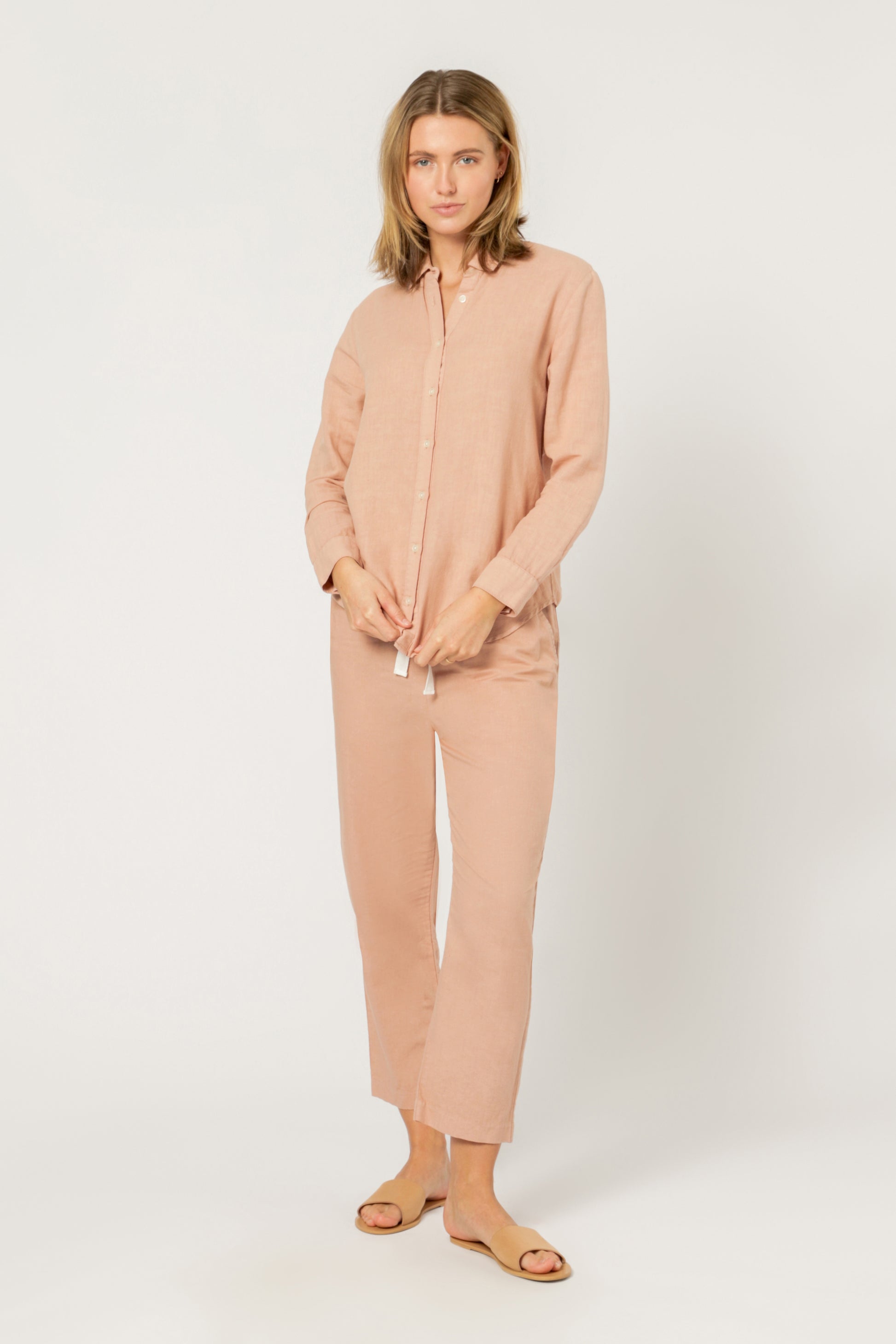 Nude Lucy Nude Classic Shirt Deep Blush Shirt 