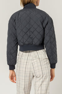 Nude Lucy dahlia bomber jacket washed navy jackets