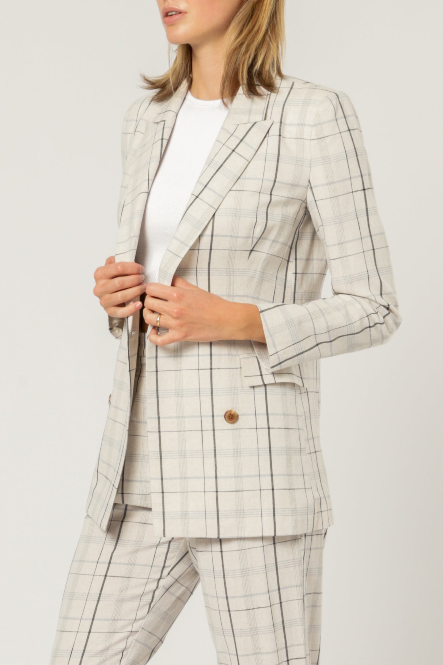Nude Lucy Wren Blazer Check Jackets 