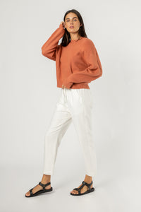 Nude Lucy remi crew neck jumper auburn knitwear