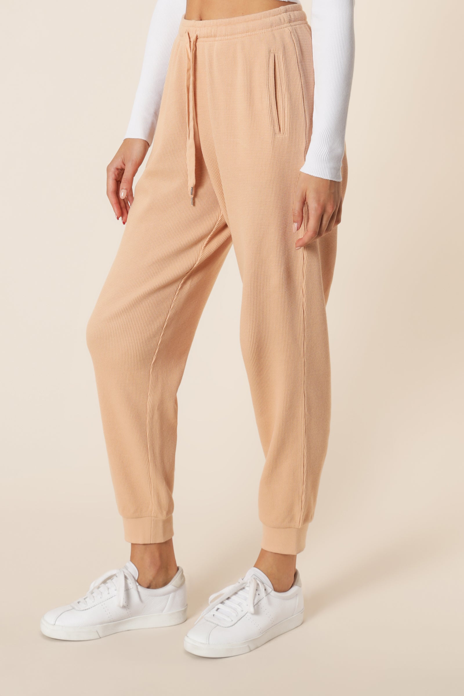 Nude Lucy Uma Waffle Trackpant Biscuit Pants 