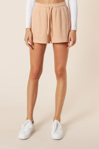Nude Lucy uma waffle short biscuit shorts