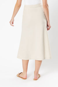 Nude Lucy drew linen midi skirt oat skirt