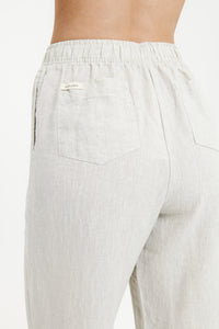 Nude Lucy Lounge Linen Pant in Natural