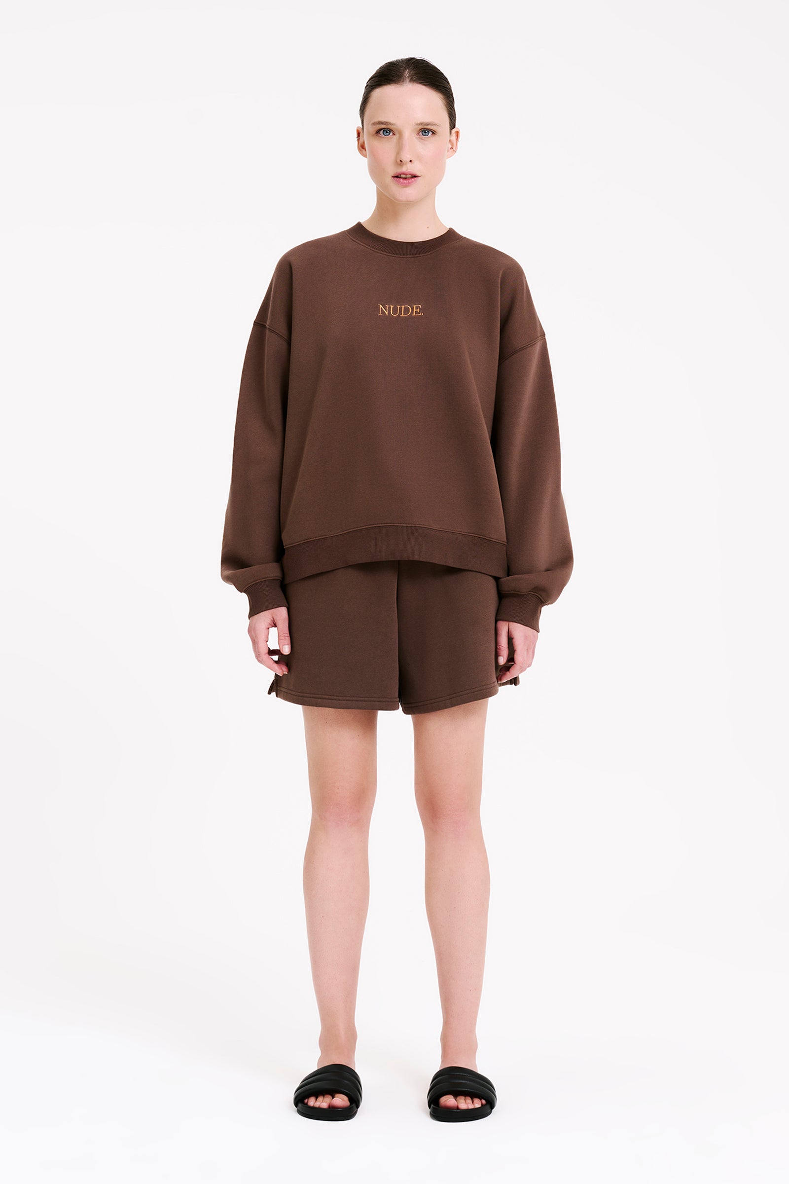 Nude Lucy Carter Curated Short In A Brown Cola Colour 