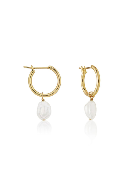 SAINT VALENTINE MINI KESHI HOOPS-Gold