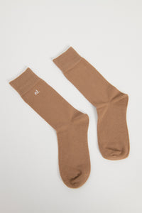 Nude Lucy Nude Classic Sock Horizon In a Light Brown Biscuit Colour