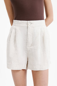 Nude Lucy Rynn Linen Short in Natural