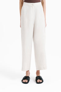 Nude Lucy Rynn Linen Pant in Natural