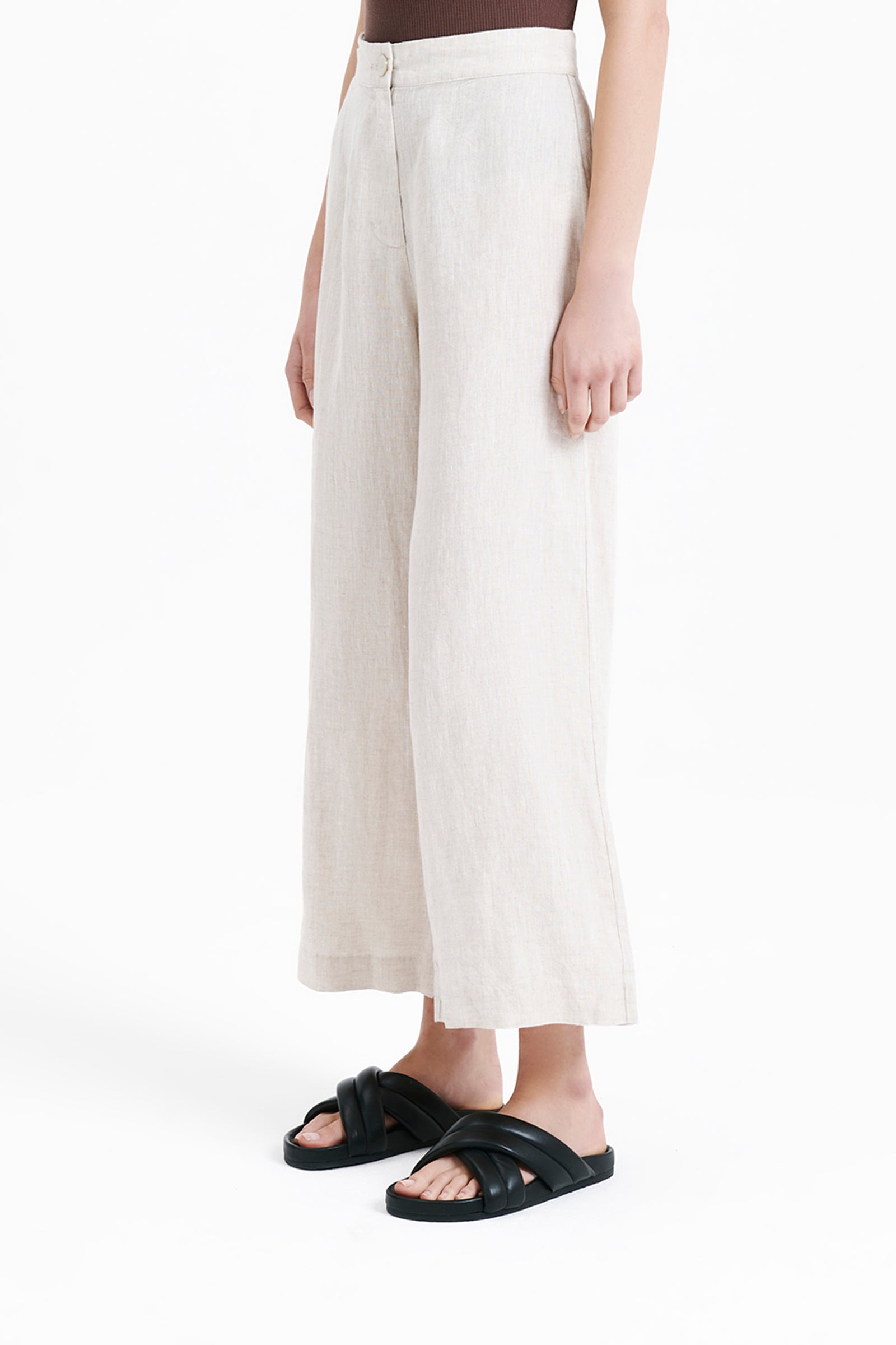 Nude Lucy Rynn Linen Pant In Natural 