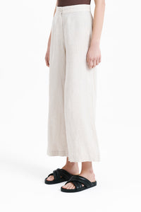 Nude Lucy Rynn Linen Pant in Natural