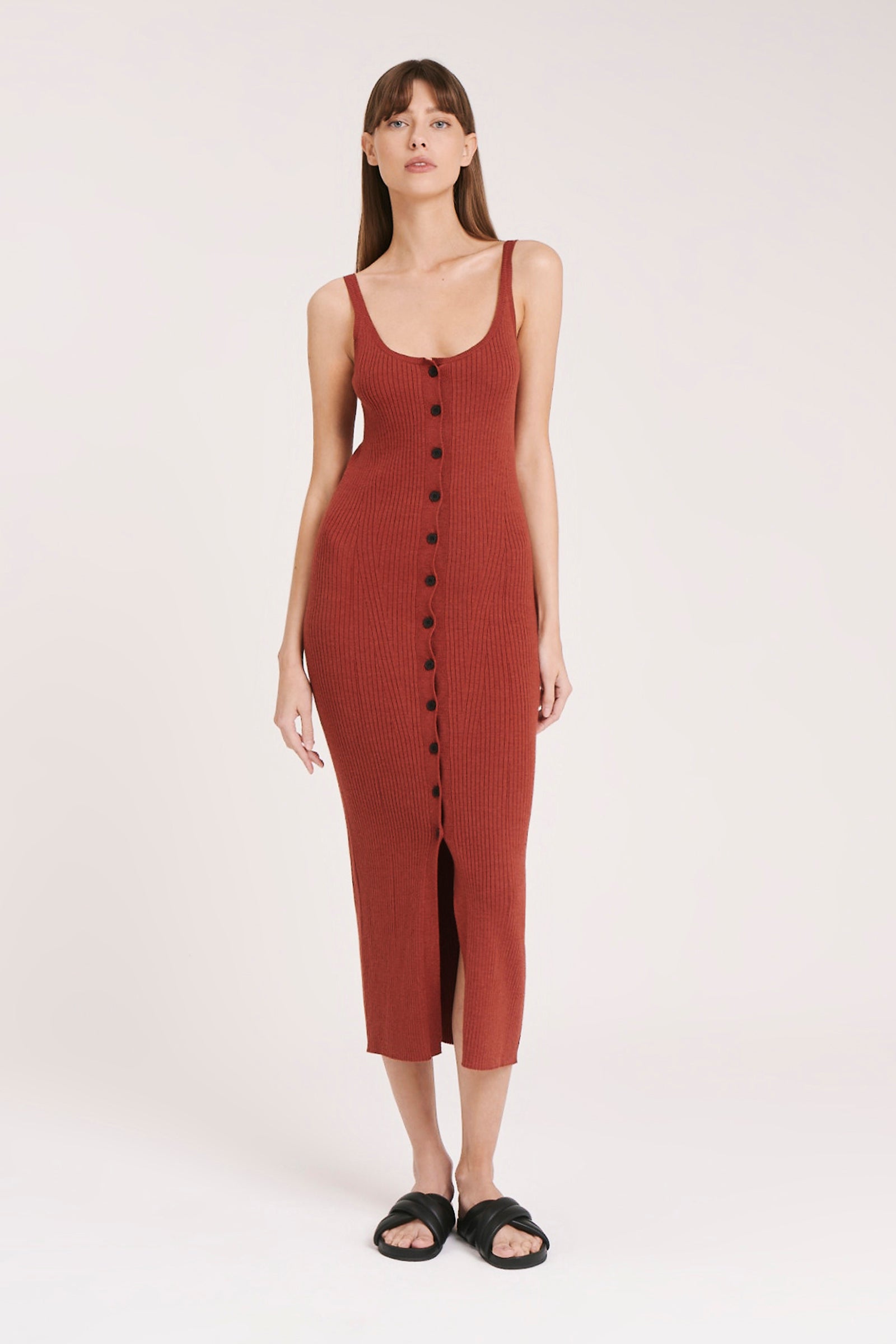 Nude Lucy Malo Knit Dress In Sienna 