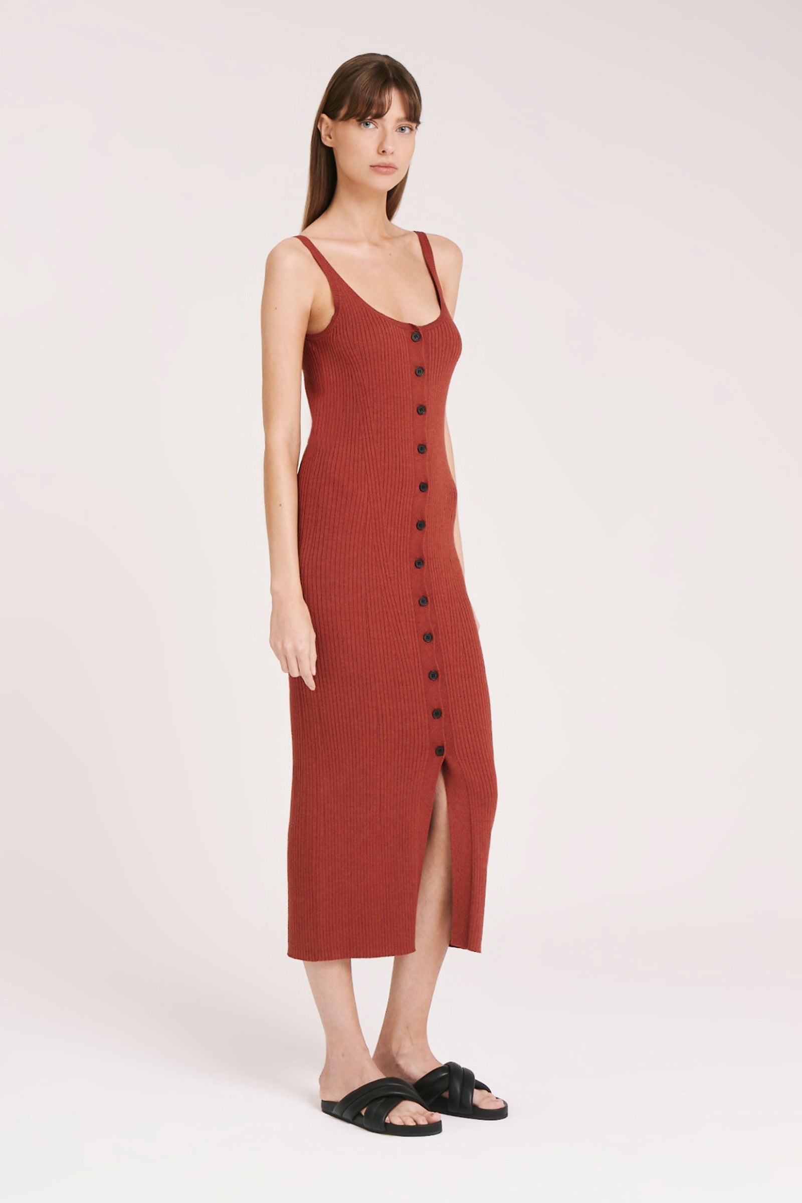 Nude Lucy Malo Knit Dress In Sienna 