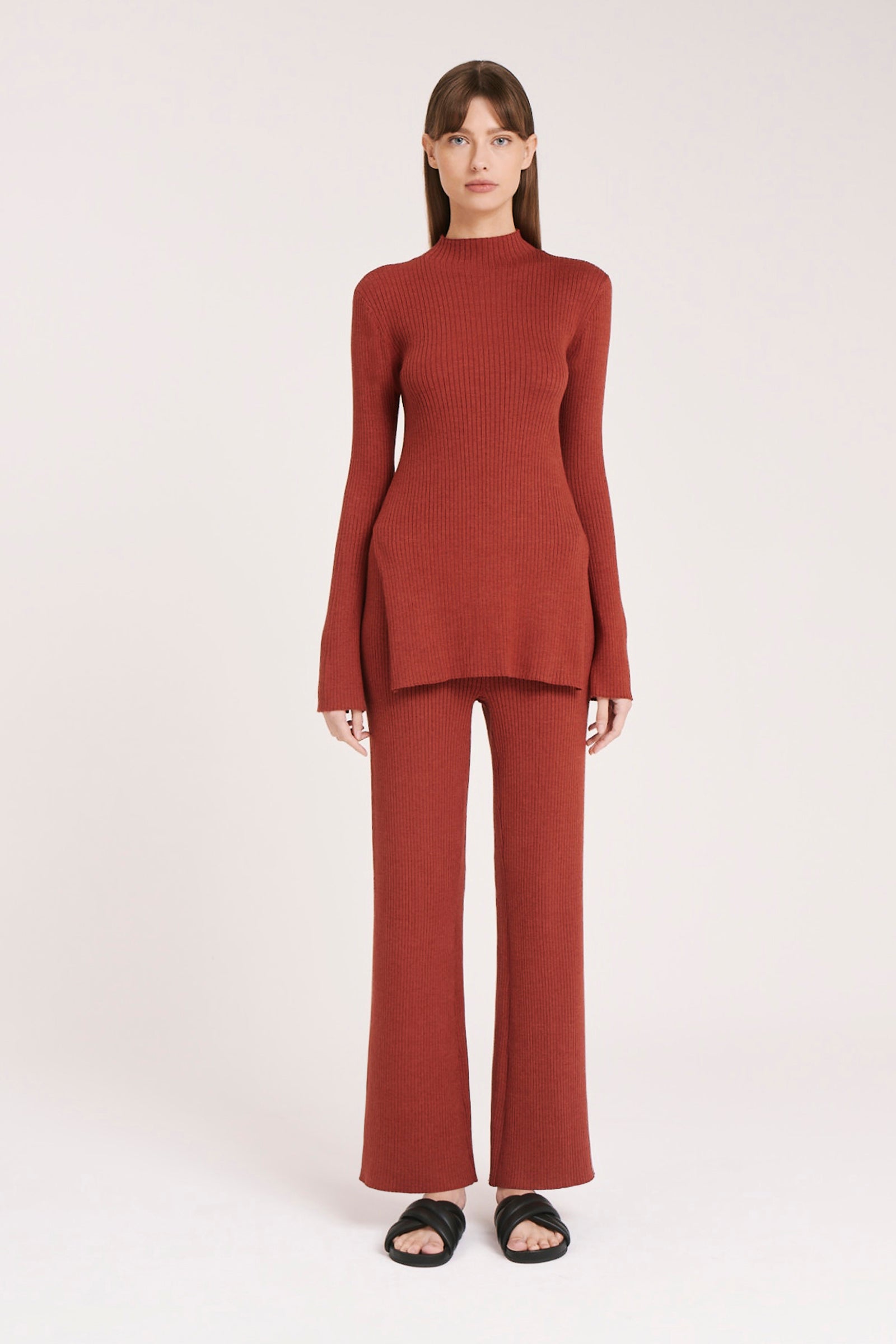 Nude Lucy Malo Knit Pant In Sienna 