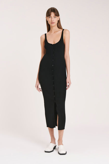 MALO KNIT DRESS-Black