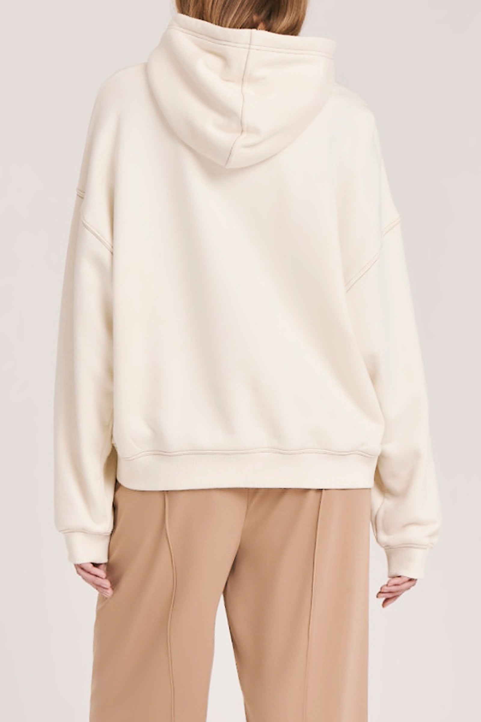 Nude Lucy Beau Hoodie In White Cloud 