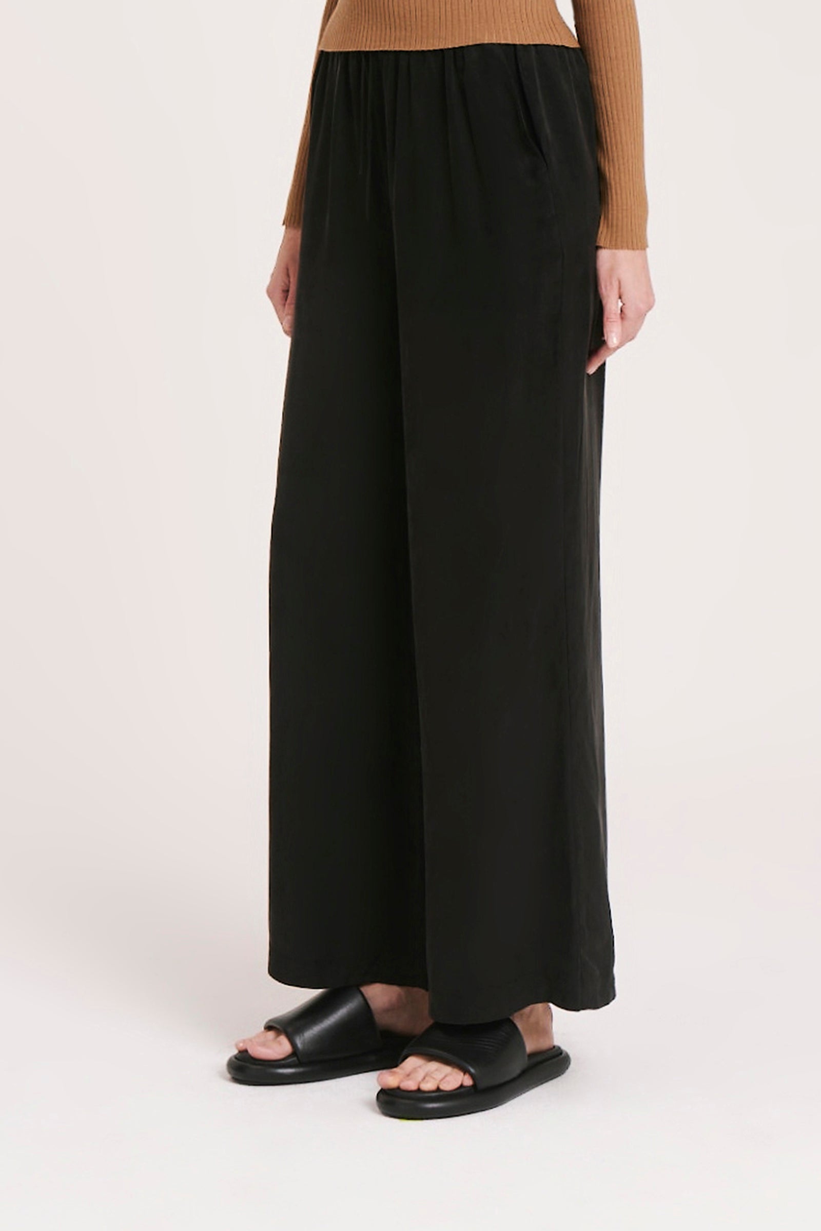 Nude Lucy Ren Cupro Pant In Black 