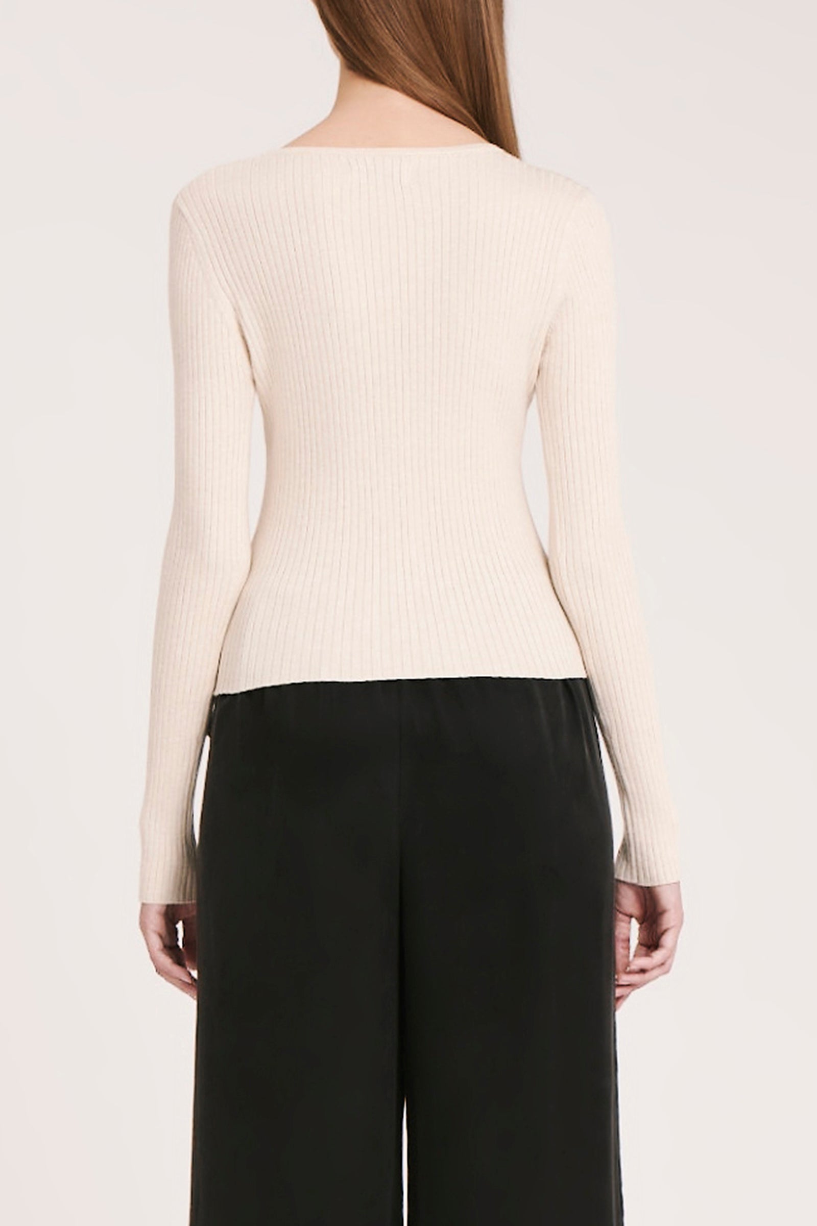 Nude Lucy Lyon Knit Cardigangan In White Cloud 