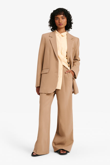 KIRAN TAILORED PANT-Biscoff