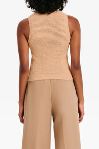 Nude Lucy Ember Knit Tank in Brick