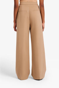 Nude Lucy Kiran Tailored Pant In a Brown Biscoff Colour