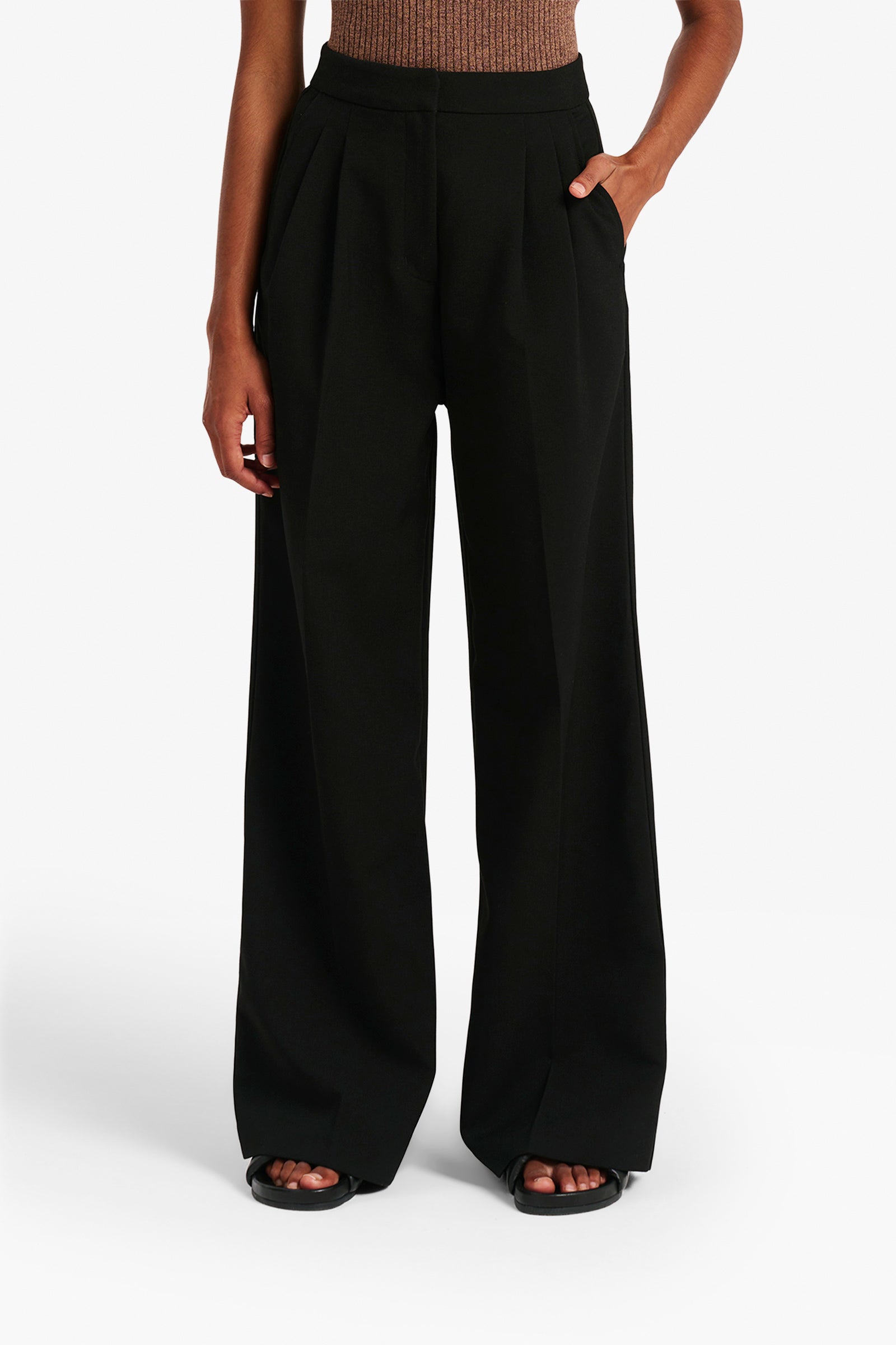 Nude Lucy Kiran Tailored Pant in Black