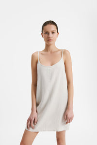 Nude Lucy Lounge Linen Dress in Natural