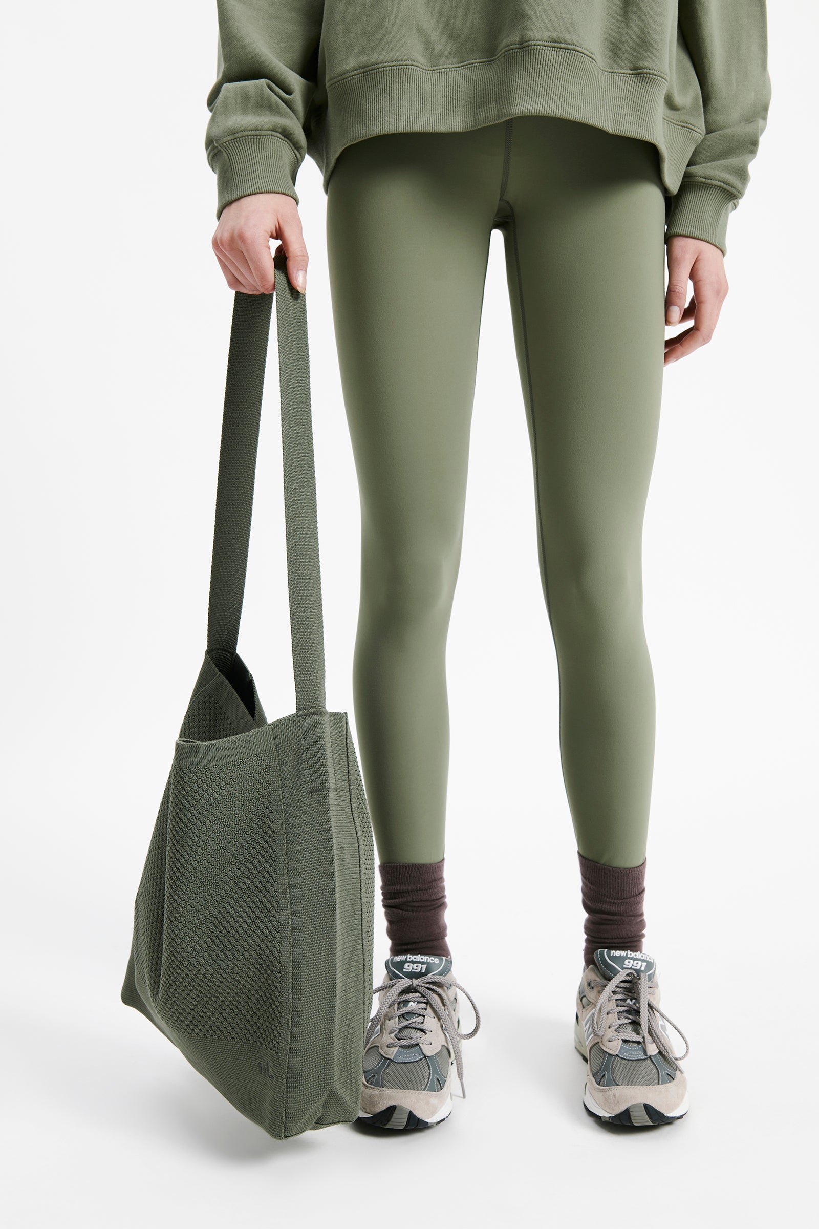 Nude Lucy Nude Active Tote In A Green Willow Colour 